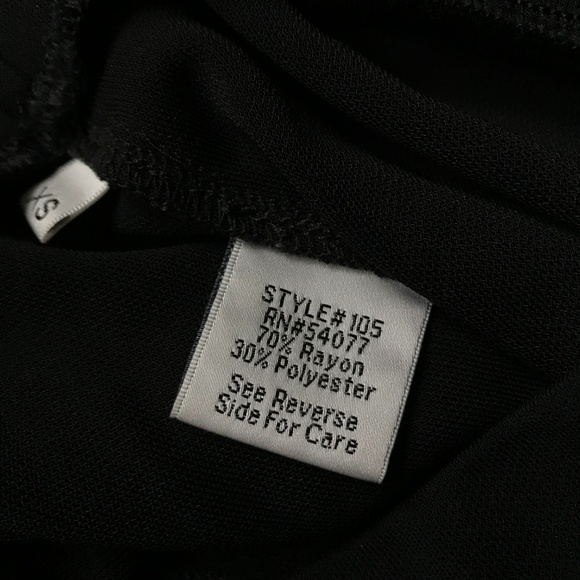 CAbi Black Jersey Wide Leg Pant Style #105 XS - Picture 4 of 4